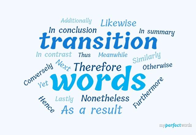 transition words for essays