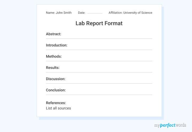 Lab Report Format